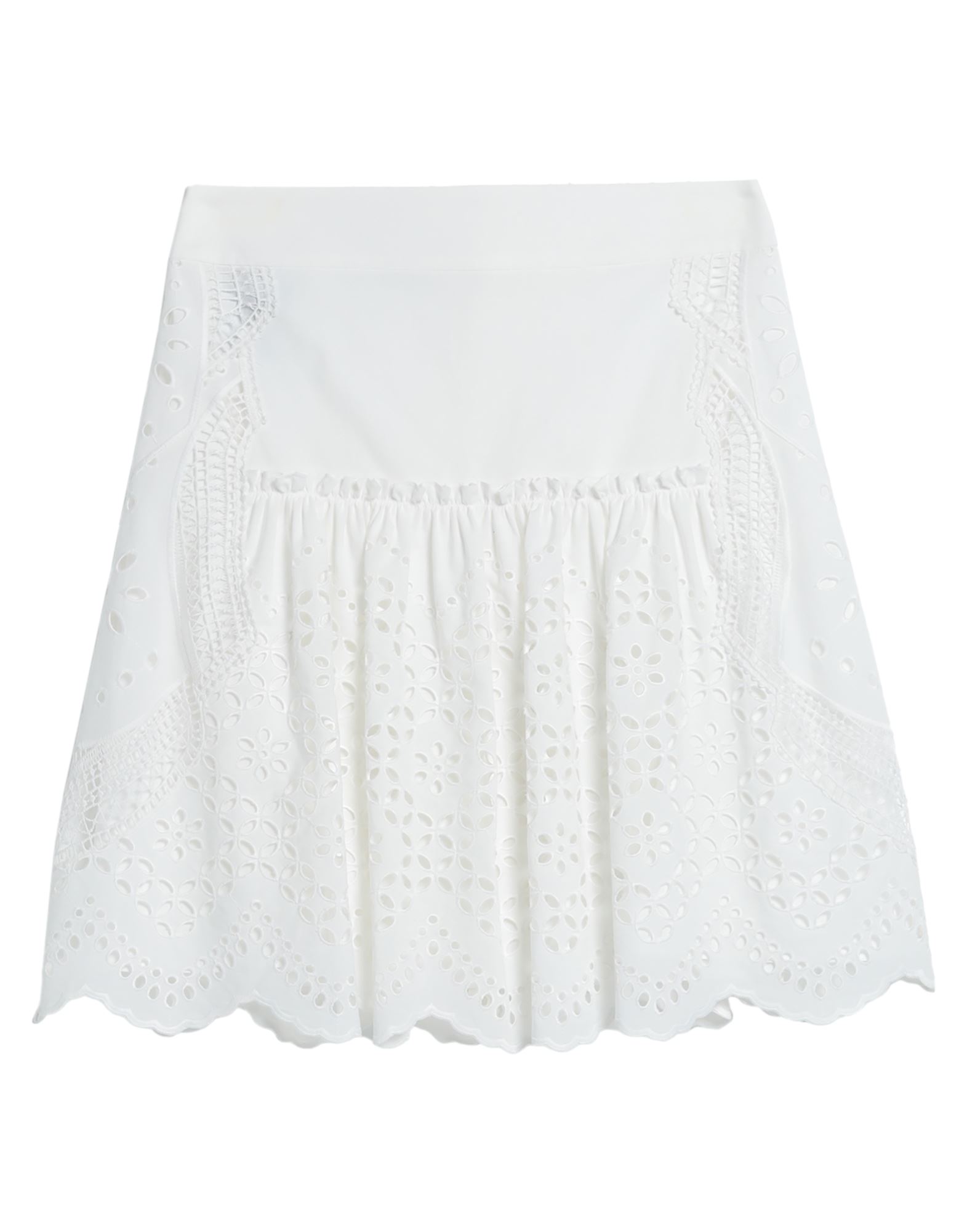 Alberta Ferretti Mini Skirts In White