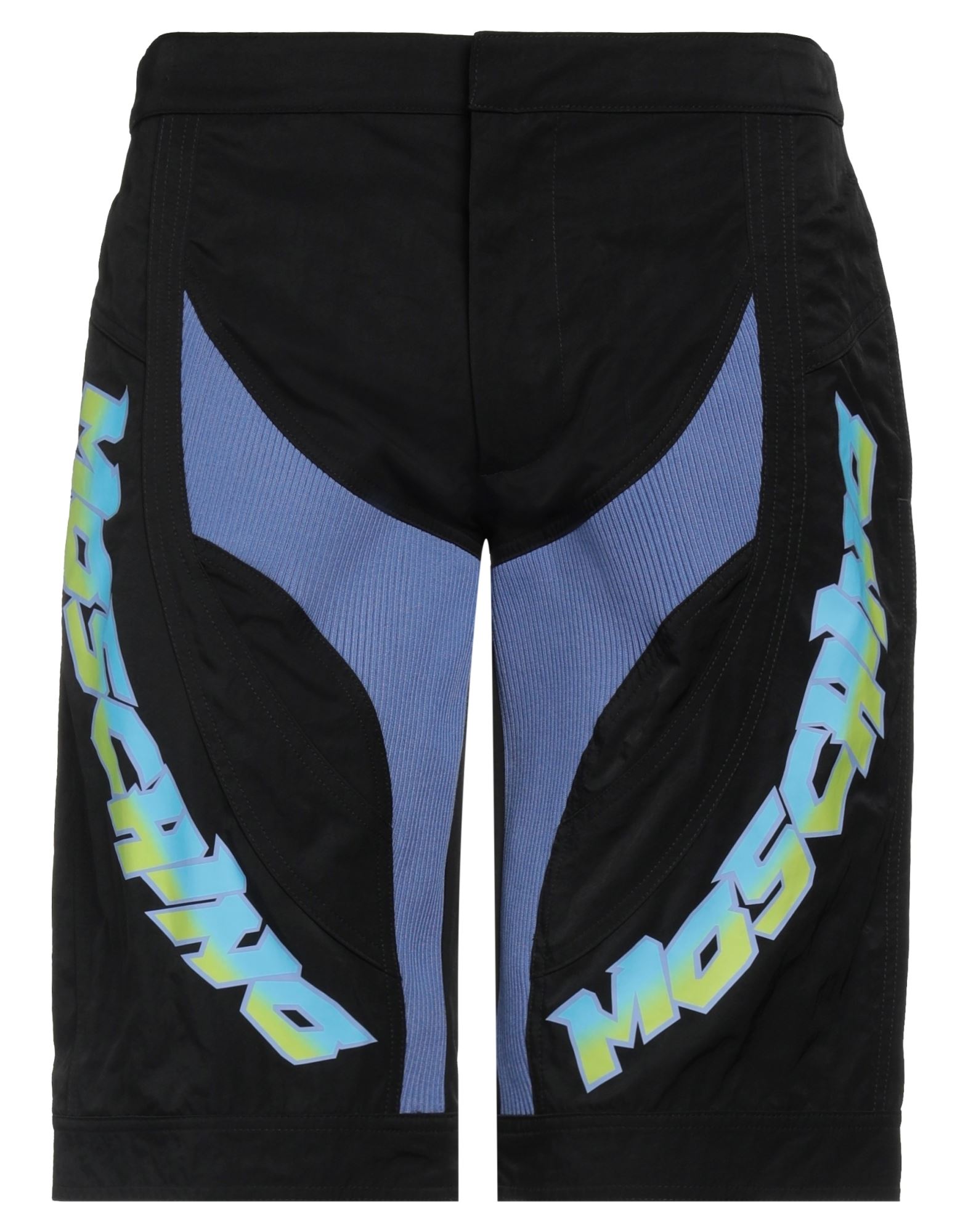 Moschino Man Shorts & Bermuda Shorts Black Size 36 Polyamide, Polyester, Elastane