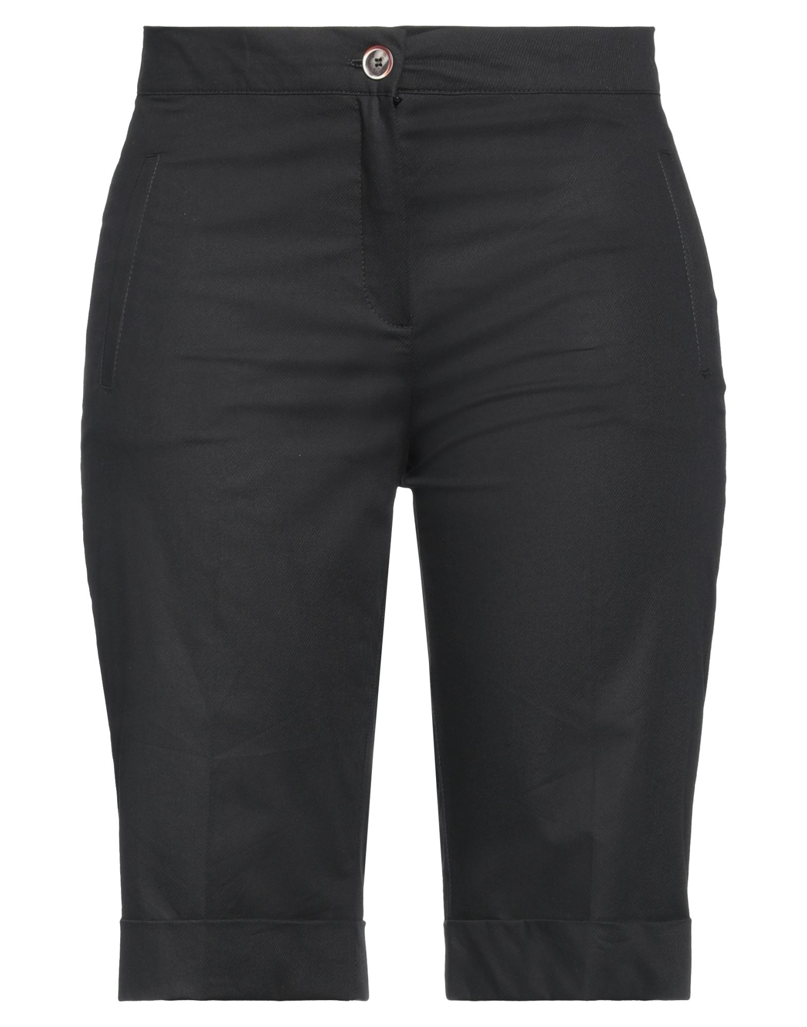 Diana Gallesi Woman Shorts & Bermuda Shorts Black Size 6 Cotton, Elastane