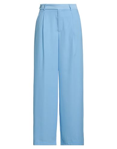 Vicolo Woman Pants Sky Blue Size S Polyester