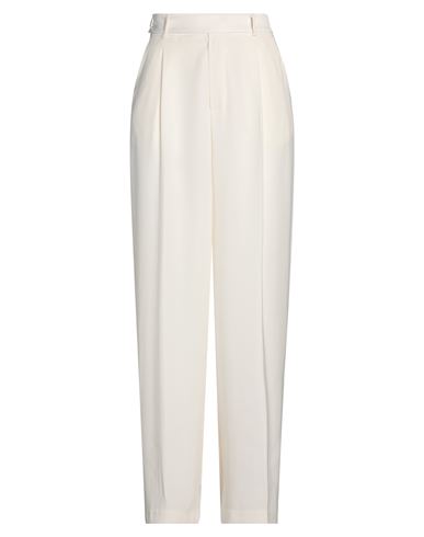 Vicolo Woman Pants White Size S Polyester