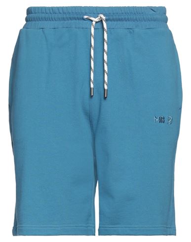 Mr73 Mr*73 Man Shorts & Bermuda Shorts Azure Size L Cotton In Blue