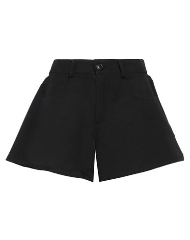 Shop Vanessa Scott Woman Shorts & Bermuda Shorts Black Size S Polyester, Elastane