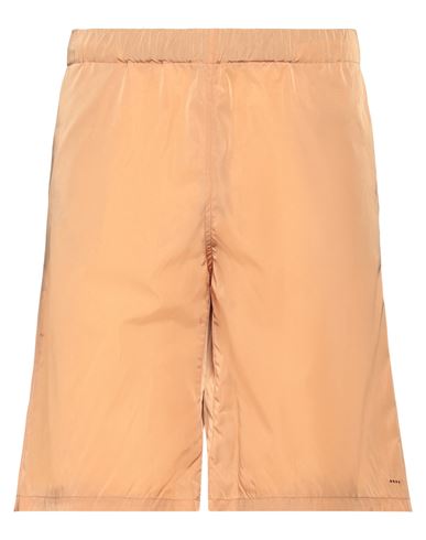 Hevo Hevò Man Shorts & Bermuda Shorts Camel Size Xl Polyamide In Beige
