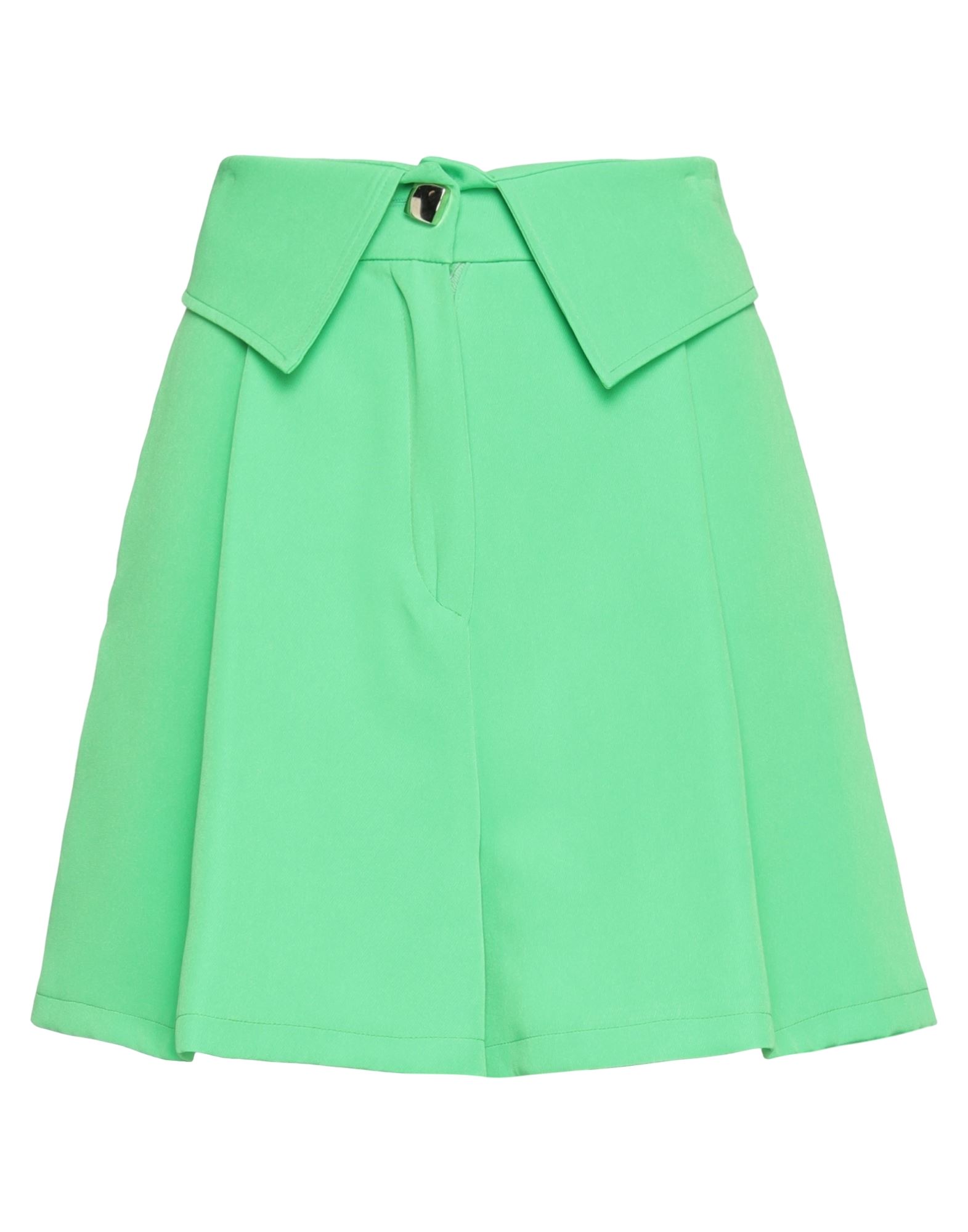 Futur3 Woman Shorts & Bermuda Shorts Light Green Size Xs Polyester, Elastane