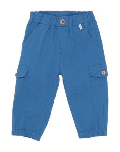 Aletta Babies'  Newborn Girl Pants Blue Size 3 Cotton, Elastane, Polyester