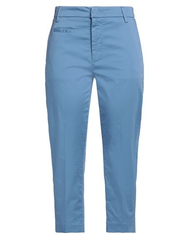 D. exterior Woman Shorts & Bermuda Shorts Slate blue Size S Viscose, Polyamide, Polyester, Metallic Polyester