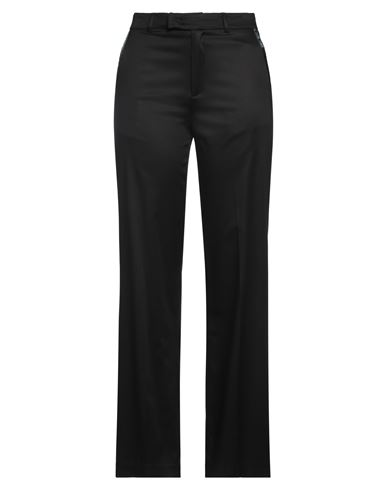 GAELLE PARIS GAËLLE PARIS WOMAN PANTS BLACK SIZE 10 COTTON, VISCOSE, ELASTANE