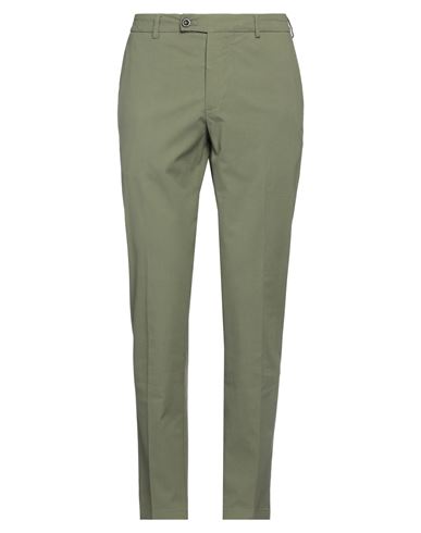 Cruna Man Pants Military Green Size 34 Cotton, Elastane