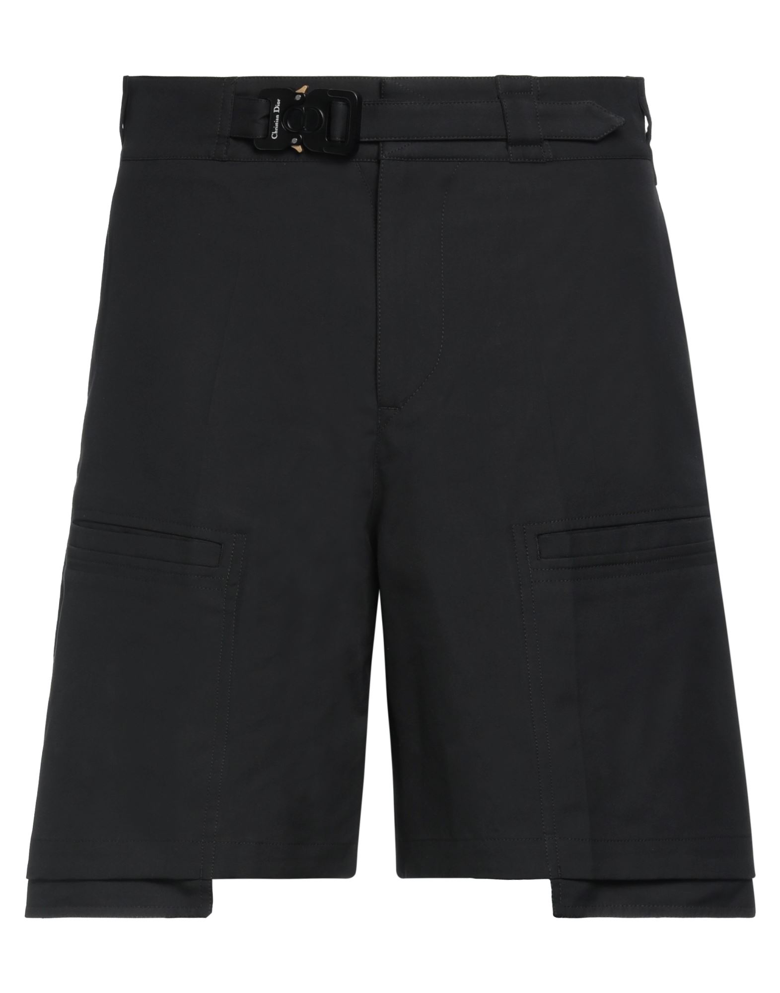 Dior Homme Man Shorts & Bermuda Shorts Black Size 34 Cotton