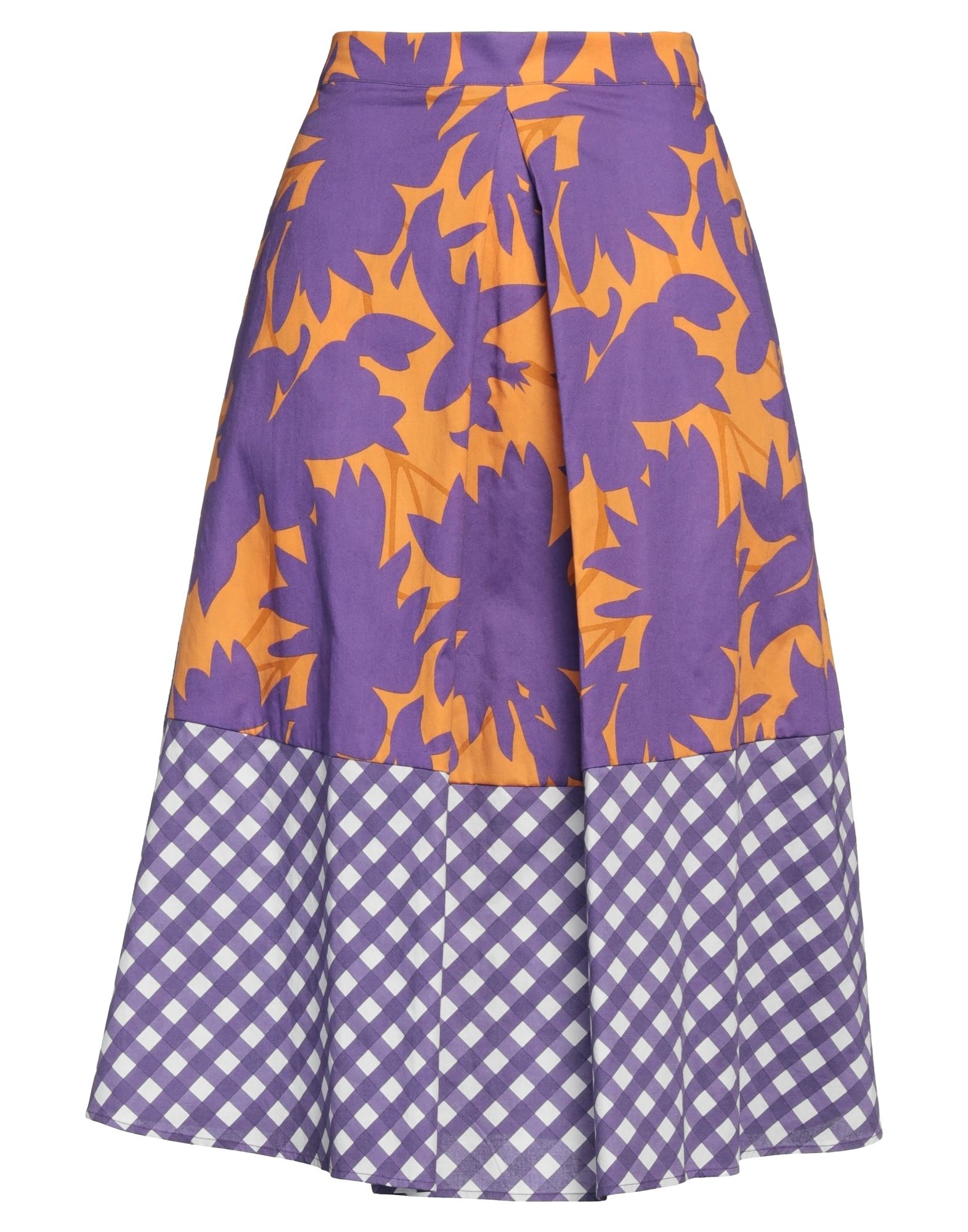 Niū Midi Skirts In Purple