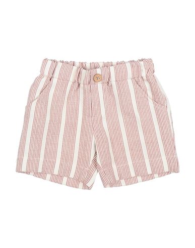 Aletta Babies'  Newborn Girl Shorts & Bermuda Shorts Beige Size 3 Cotton, Viscose, Elastane
