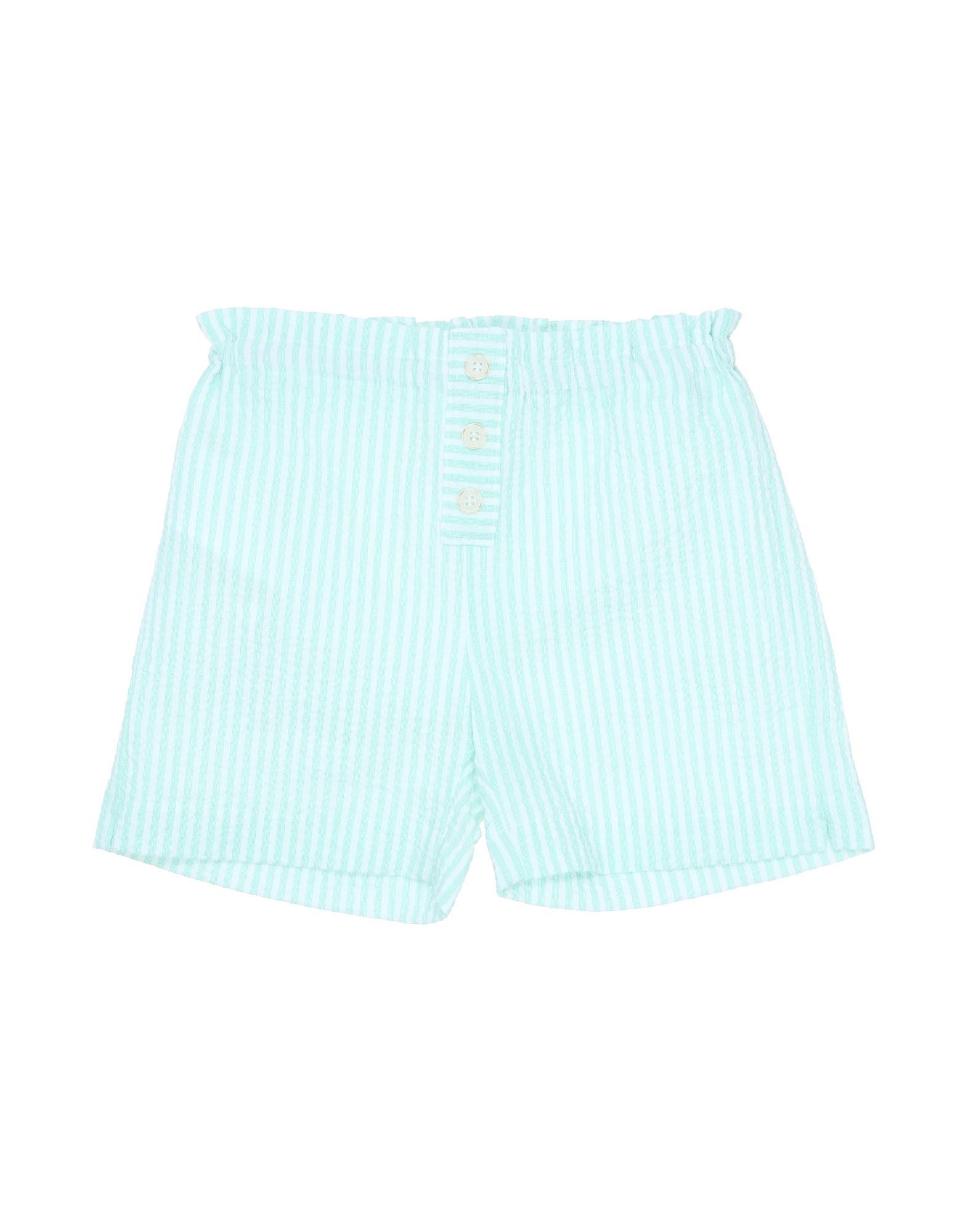 Aletta Kids'  Newborn Girl Shorts & Bermuda Shorts Light Green Size 3 Cotton