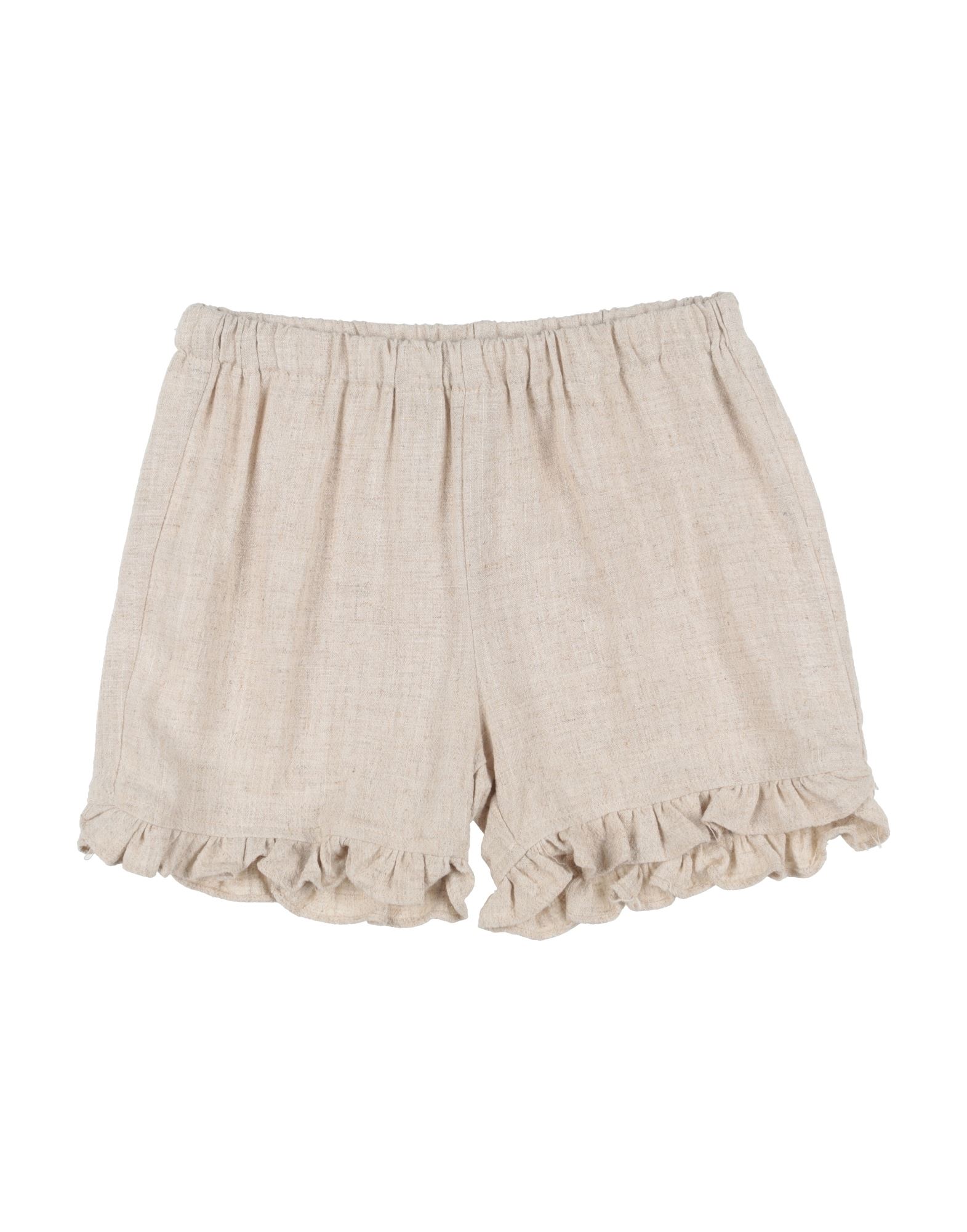 Aletta Kids'  Toddler Girl Shorts & Bermuda Shorts Beige Size 4 Rayon, Linen