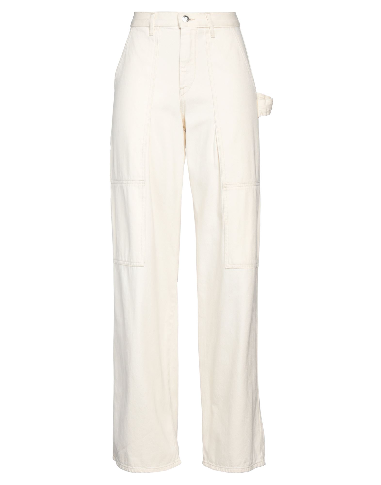 Helmut Lang Woman Jeans White Size 27 Cotton In White