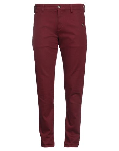 Harmont & Blaine Man Pants Burgundy Size 36 Cotton, Elastane In Red