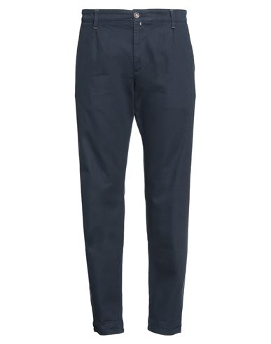 Harmont & Blaine Man Pants Navy Blue Size 42 Cotton, Elastane