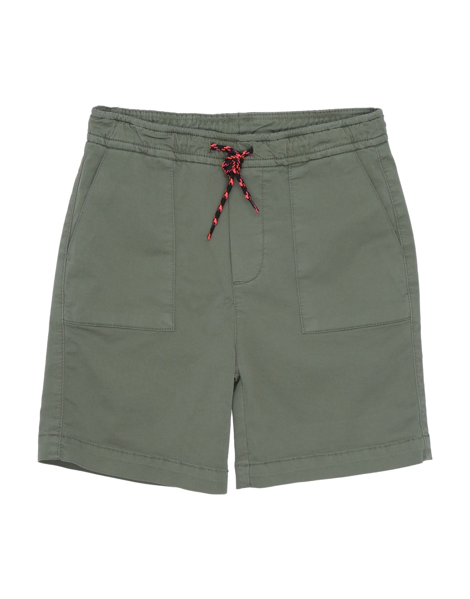 Shoe® Kids' Shoe Toddler Boy Shorts & Bermuda Shorts Military Green Size 3 Cotton, Elastane