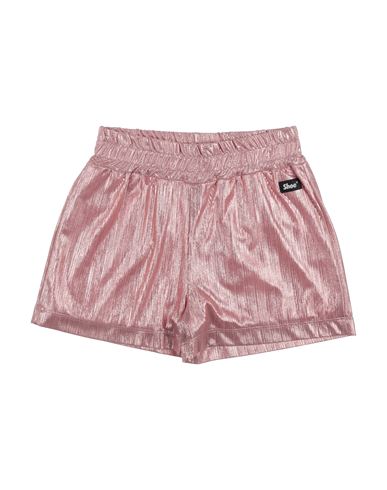 Shoe® Babies' Shoe Toddler Girl Shorts & Bermuda Shorts Pink Size 3 Polyester, Elastane