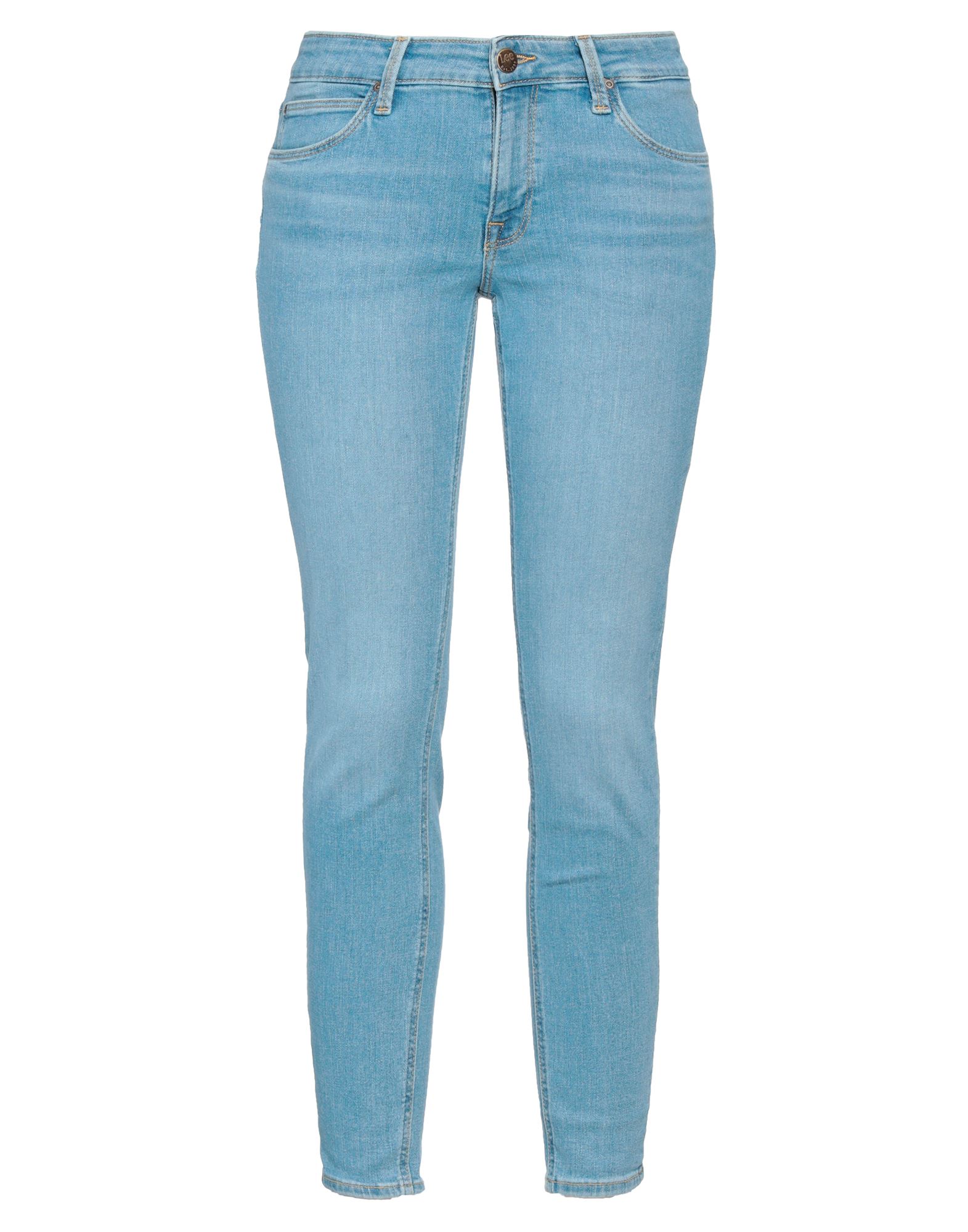 Lee Woman Jeans Blue Size 29w-31l Cotton, Polyethylene, Elastane