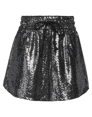 Department Five Department 5 Woman Shorts & Bermuda Shorts Black Size 25 Polyamide, Metallic Fiber, Elastane