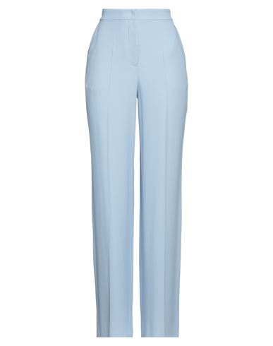 Federica Tosi Woman Pants Sky Blue Size 4 Acetate, Viscose, Polyester