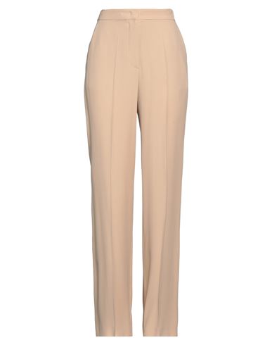 Shop Federica Tosi Woman Pants Sand Size 2 Acetate, Viscose, Polyester In Beige
