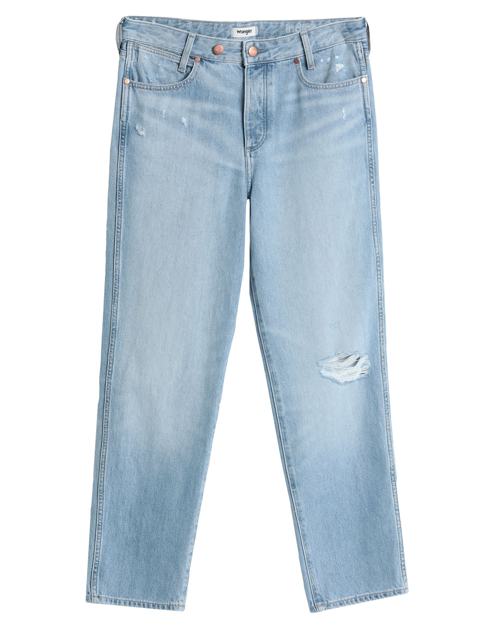 Shop Wrangler Woman Jeans Blue Size 30w-32l Cotton