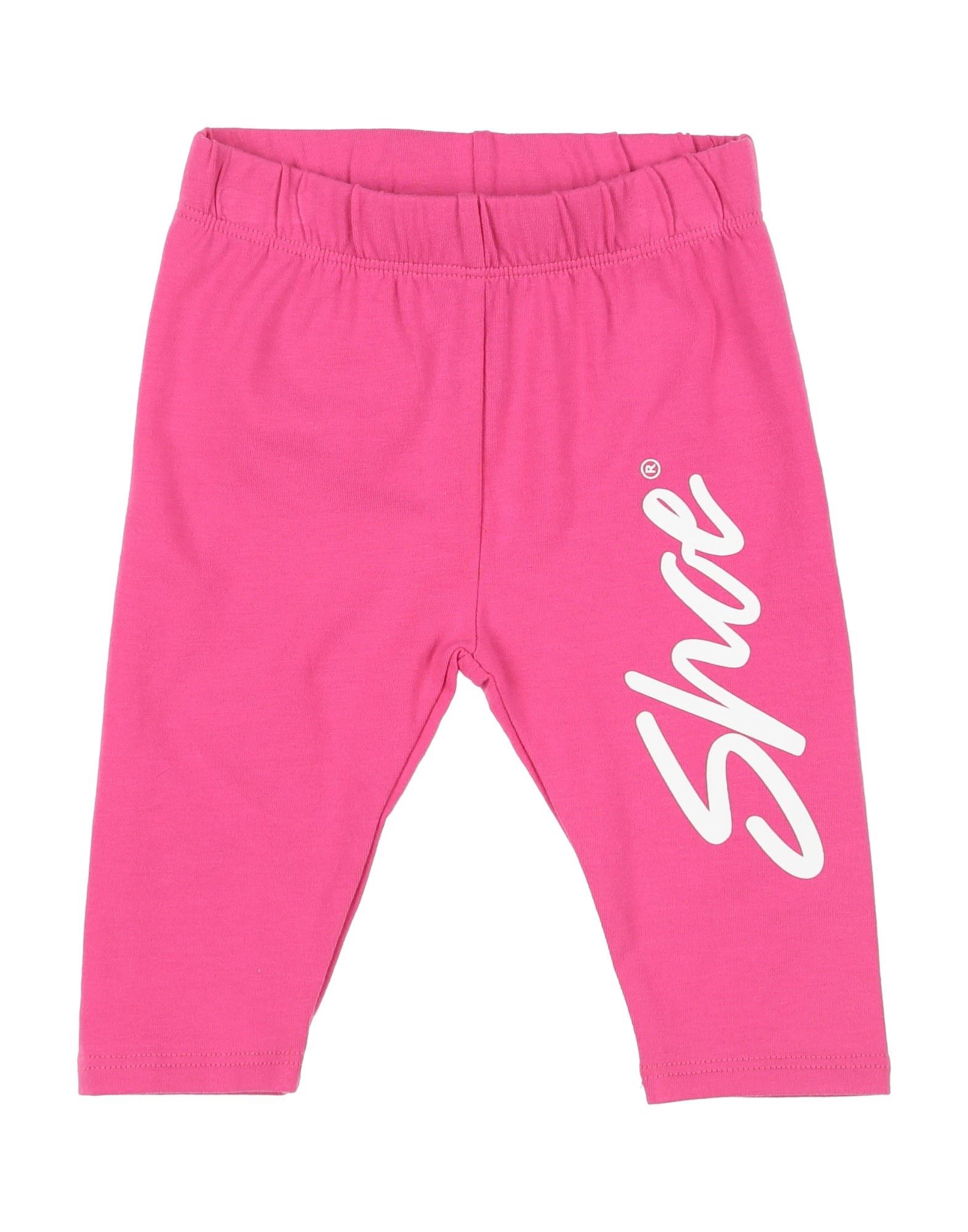 Shoe® Shoe Newborn Leggings Fuchsia Size 3 Cotton, Elastic Fibres In Pink