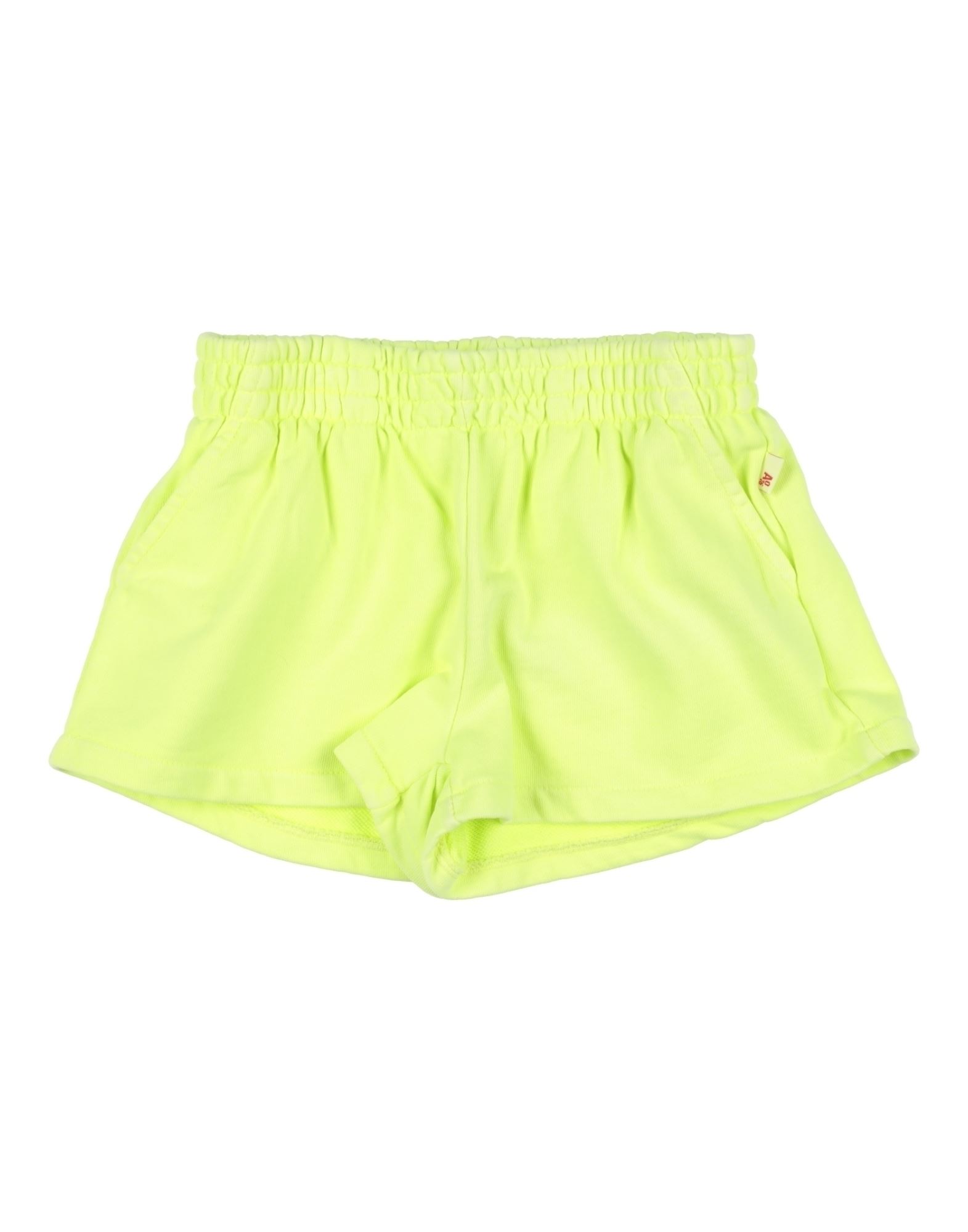 Ao76 Kids'  Toddler Girl Shorts & Bermuda Shorts Yellow Size 4 Organic Cotton