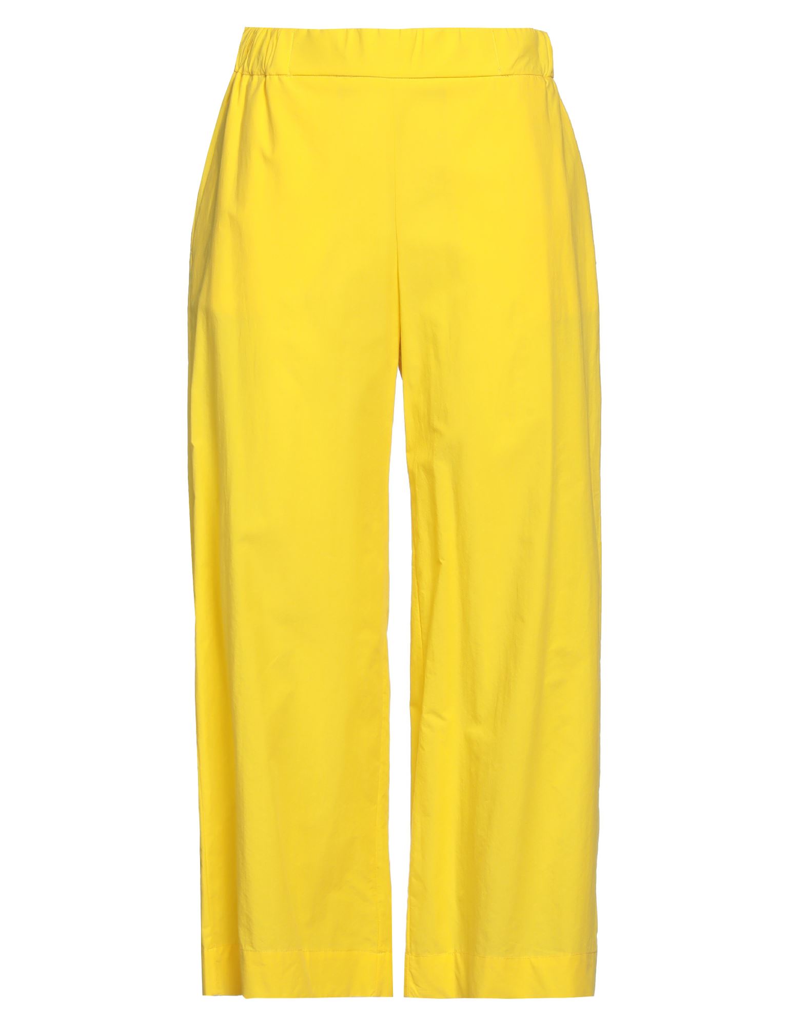 Ottod'ame Woman Pants Yellow Size 4 Cotton