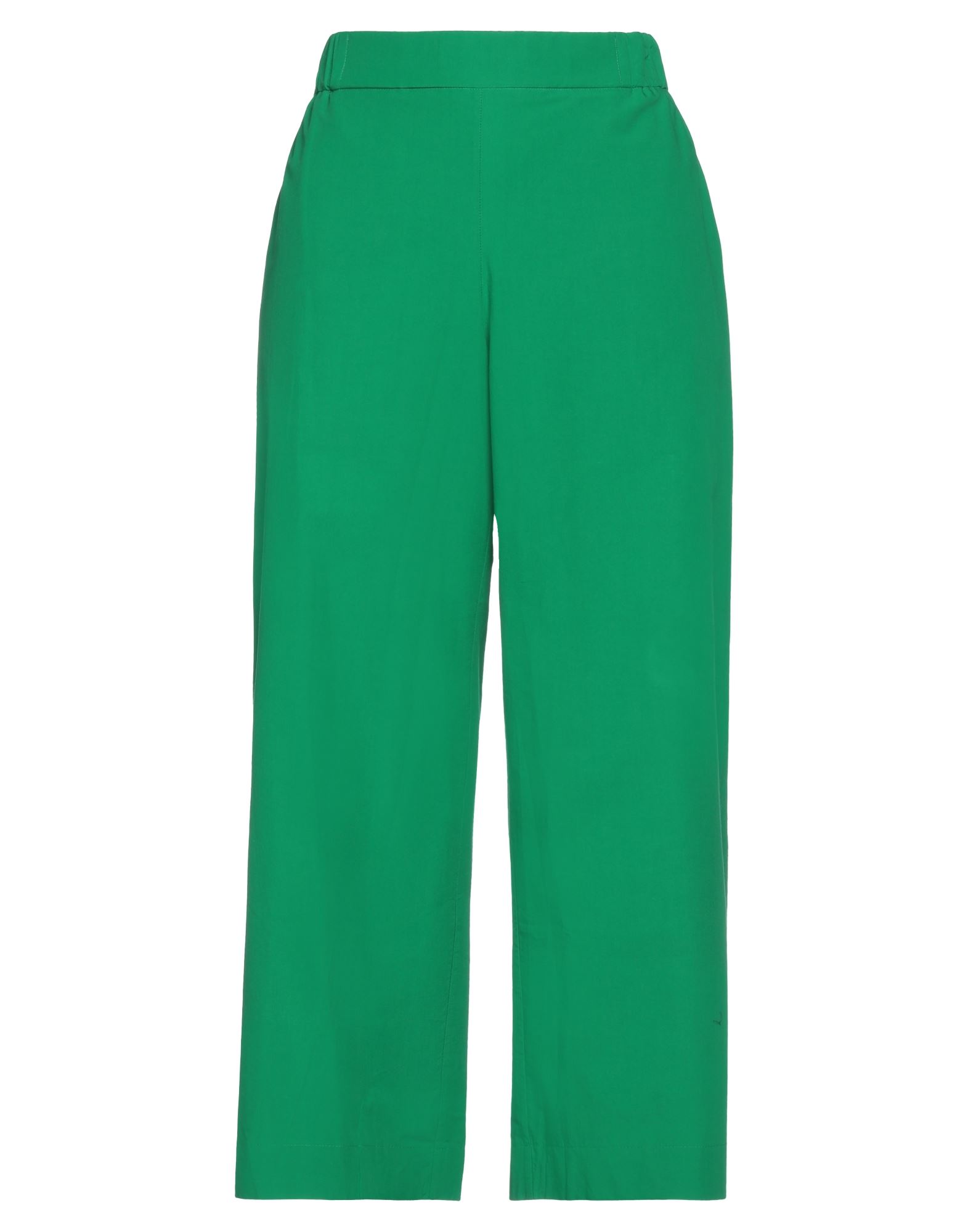 Ottod'ame Woman Pants Green Size 8 Cotton