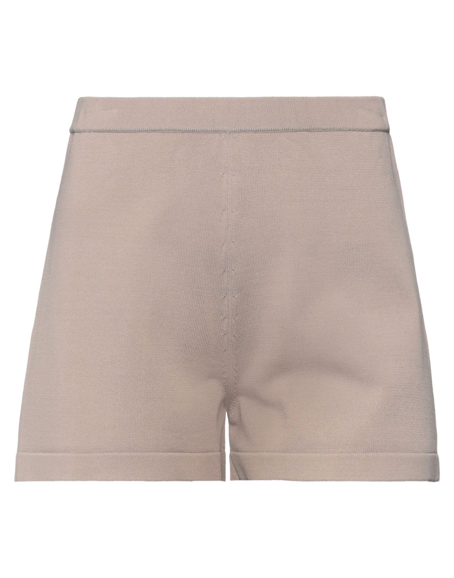 Federica Tosi Woman Shorts & Bermuda Shorts Light Brown Size 6 Viscose, Polyamide In Beige