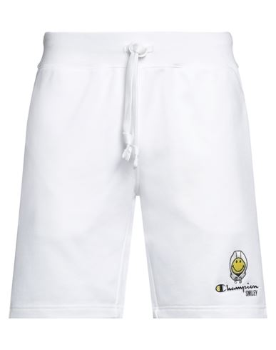 Champion Man Shorts & Bermuda Shorts White Size L Cotton, Polyester