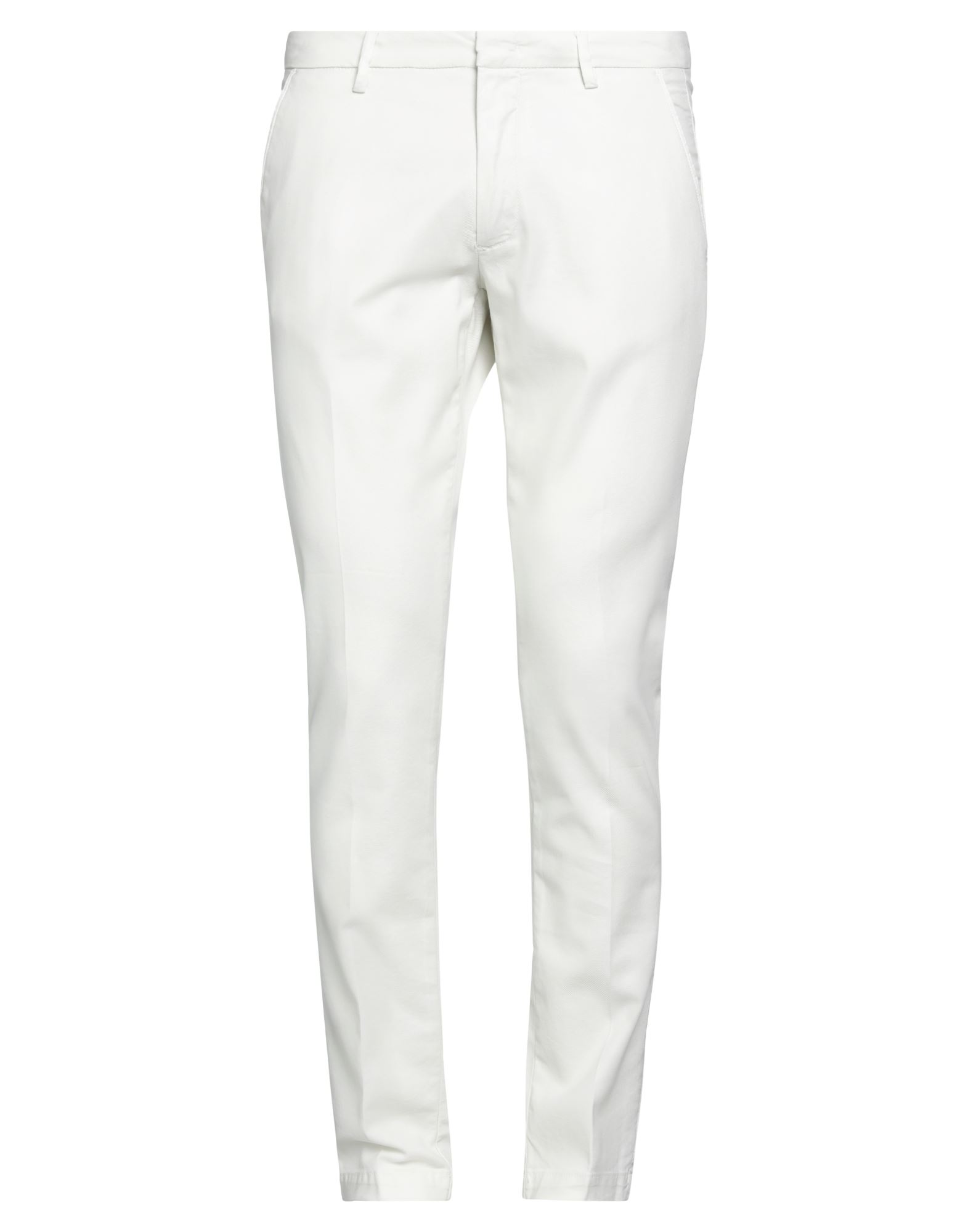 BRO-SHIP BRO SHIP MAN PANTS IVORY SIZE 31 COTTON, TENCEL, ELASTANE