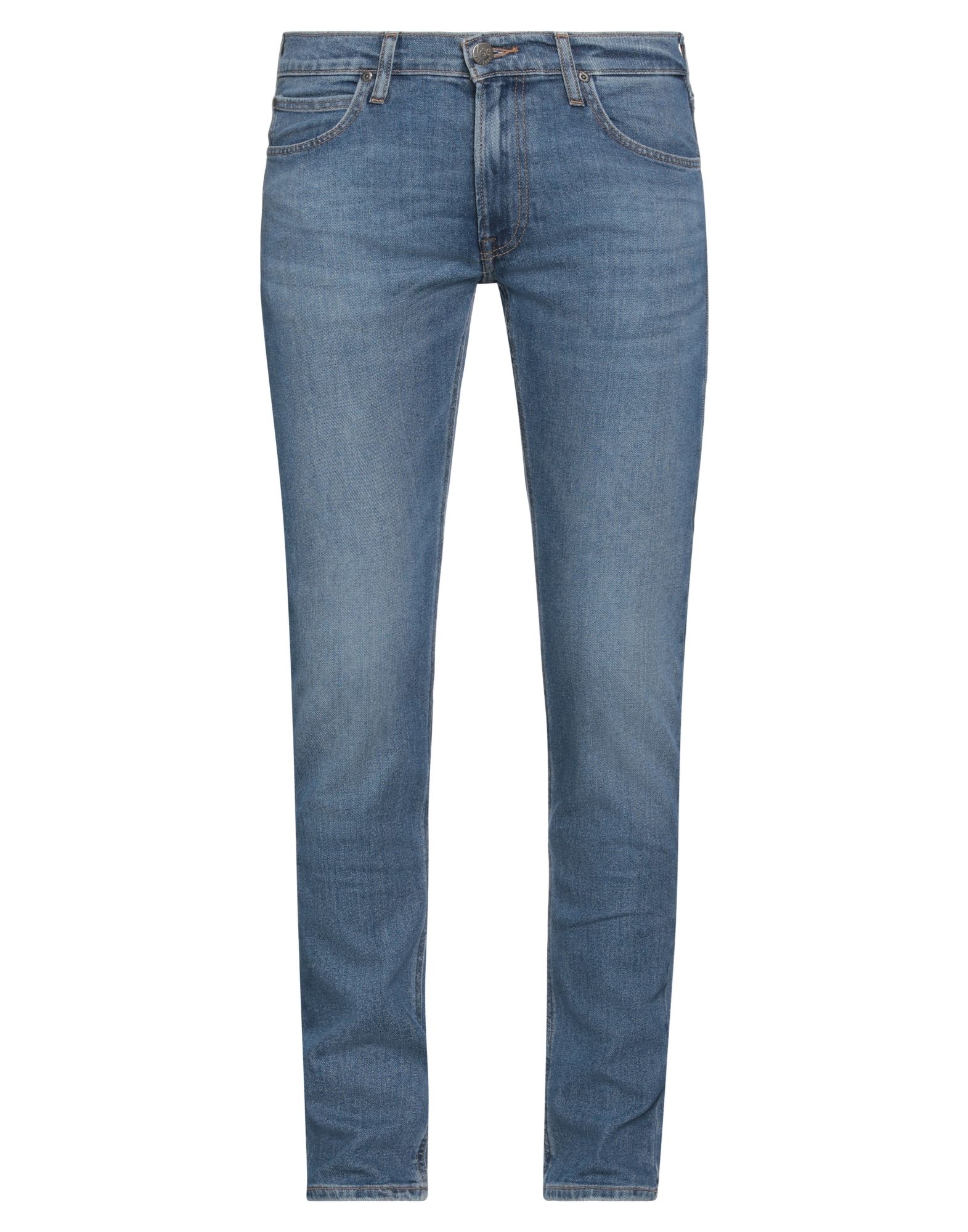 Shop Lee Man Jeans Blue Size 28w-32l Cotton, Polyester, Elastane