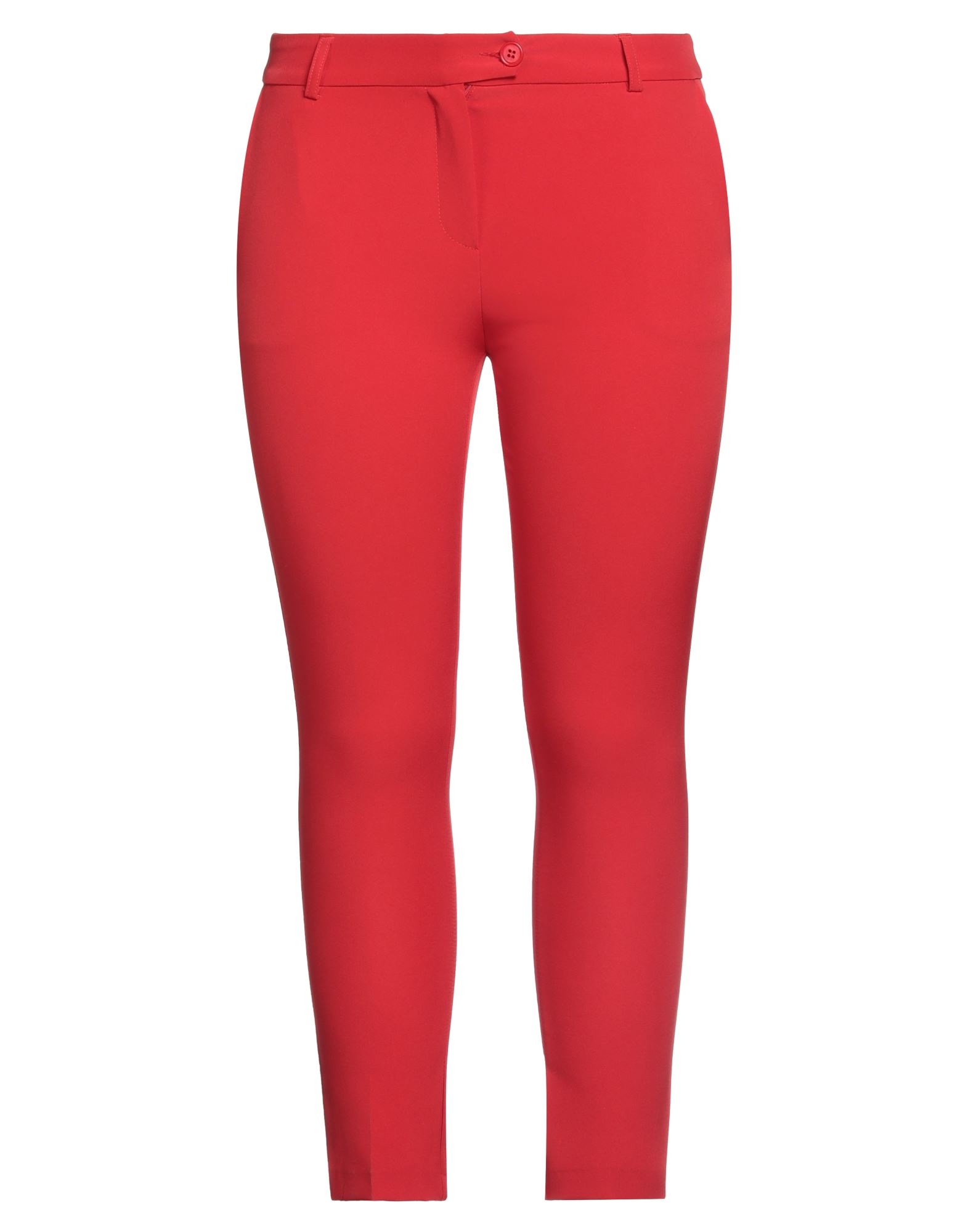 Fracomina Cropped Pants In Red