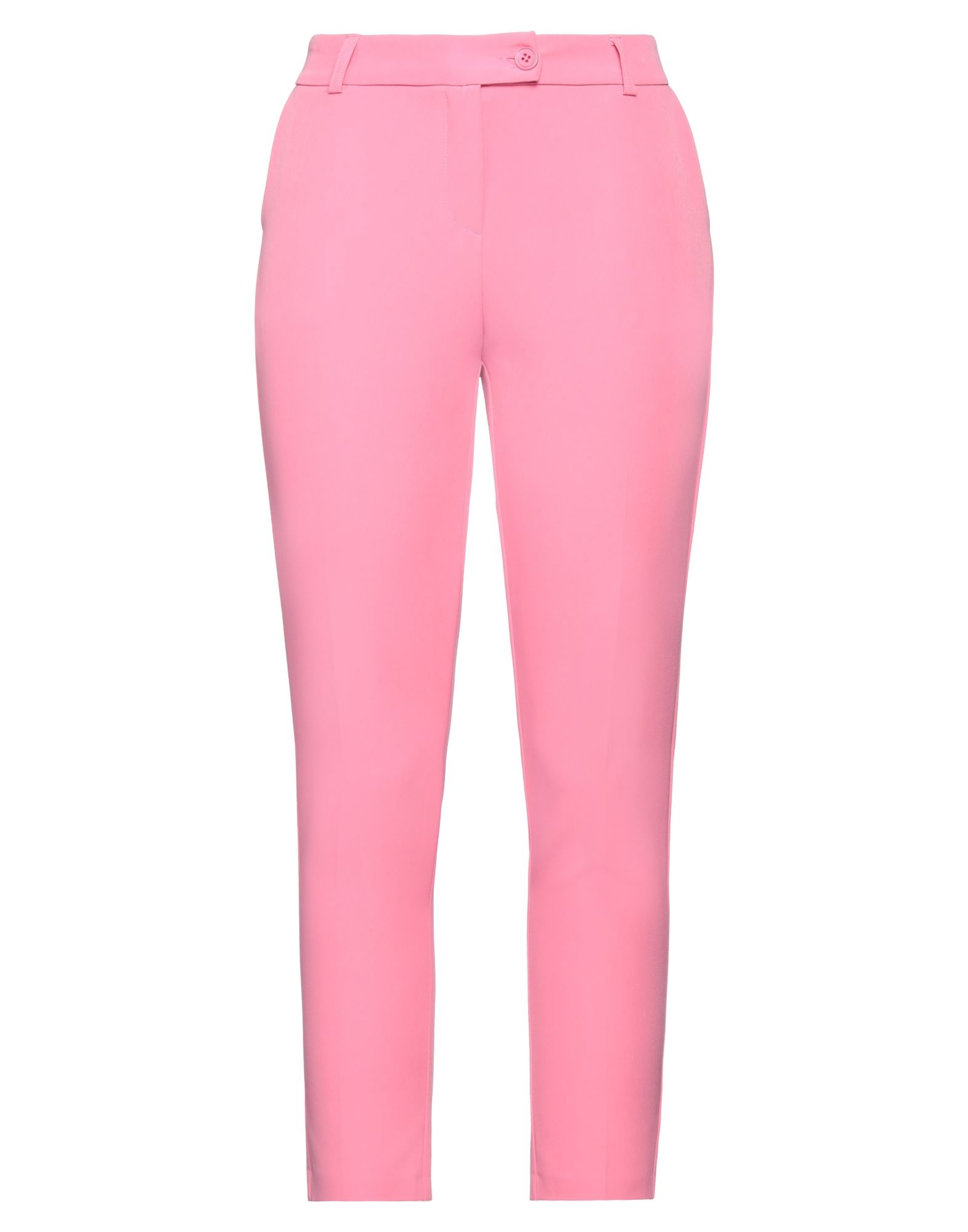 Fracomina Cropped Pants In Pink