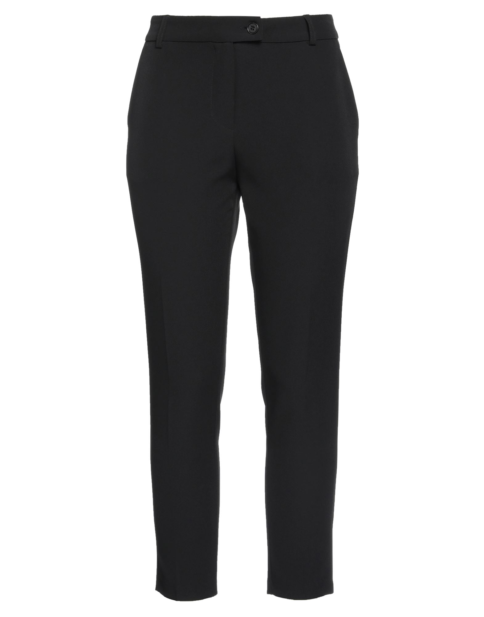 Fracomina Cropped Pants In Black