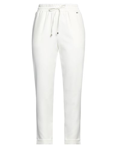 Fracomina Woman Pants White Size 2 Polyester, Elastane