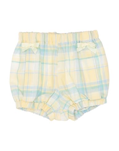 Aletta Babies'  Newborn Girl Shorts & Bermuda Shorts Light Yellow Size 3 Linen
