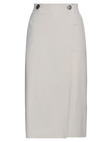 Rrd Woman Midi Skirt Light Grey Size 6 Polyamide, Elastane