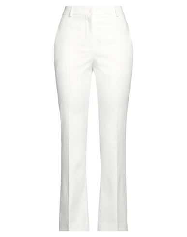 Boutique Moschino Woman Pants White Size 8 Cotton, Elastane