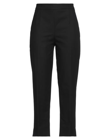Boutique Moschino Woman Pants Black Size 4 Cotton, Elastane