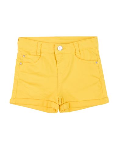 Liu •jo Toddler Girl Shorts & Bermuda Shorts Yellow Size 7 Cotton, Elastane In Yellow