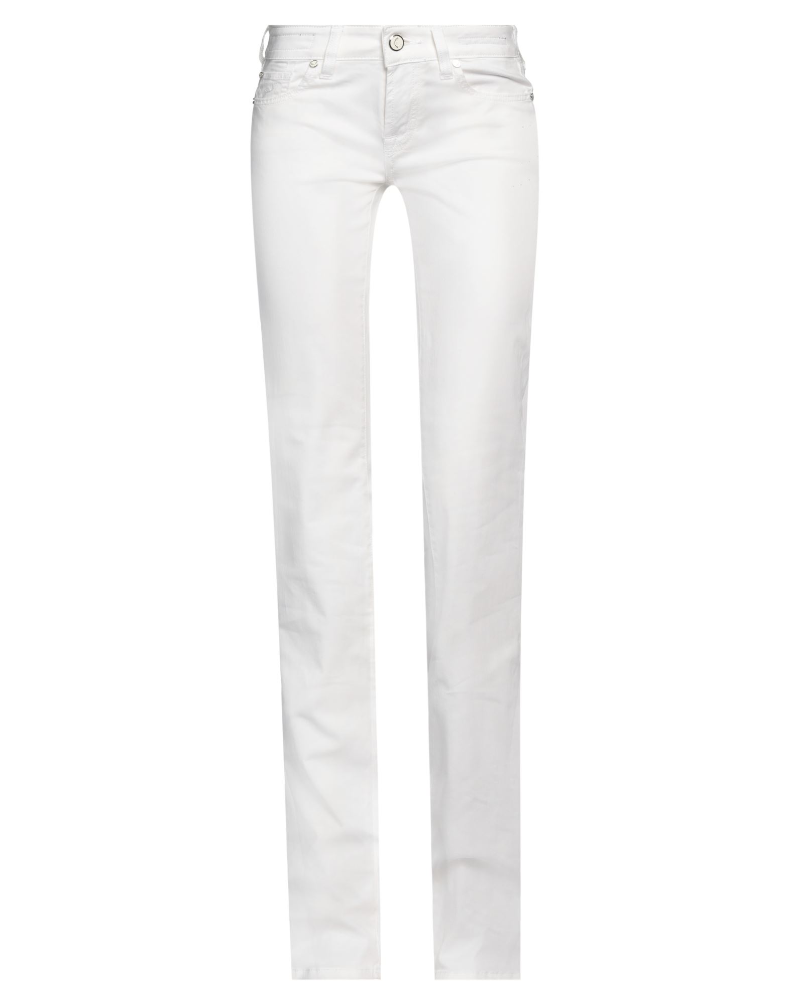 Jacob Cohёn Cropped Pants In White
