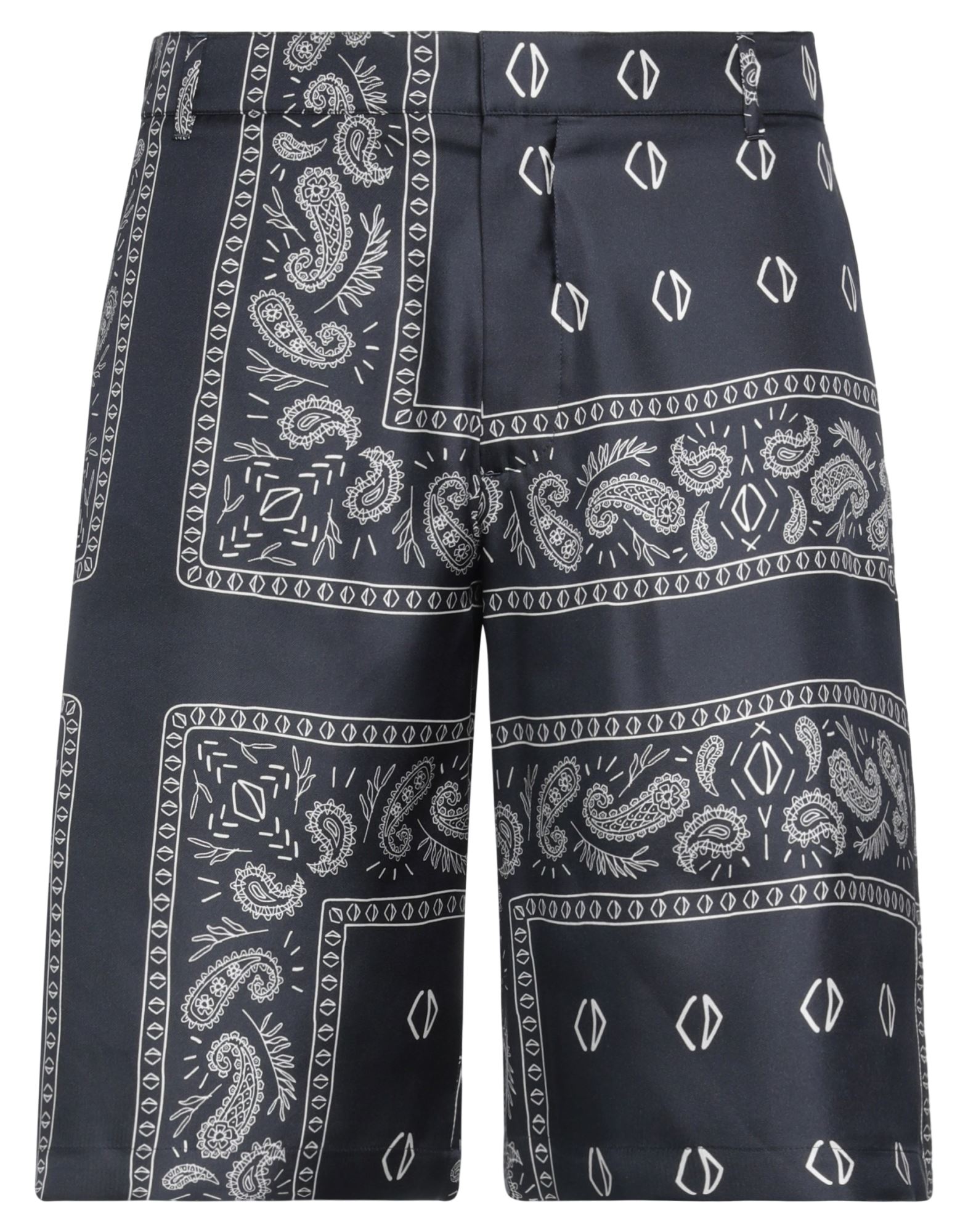 Shop Dior Homme Man Shorts & Bermuda Shorts Midnight Blue Size 34 Silk