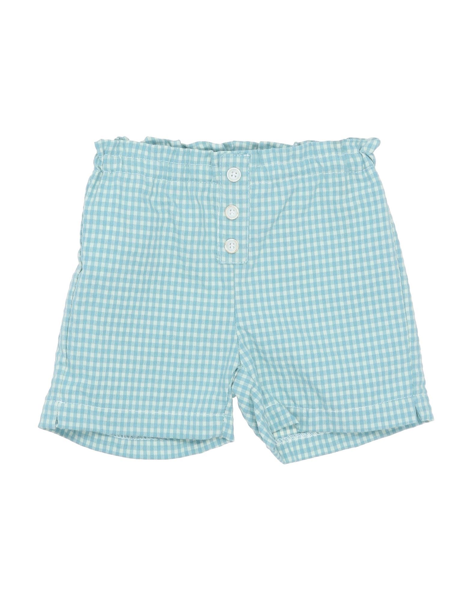 Aletta Kids'  Newborn Girl Shorts & Bermuda Shorts Green Size 3 Cotton, Polyester