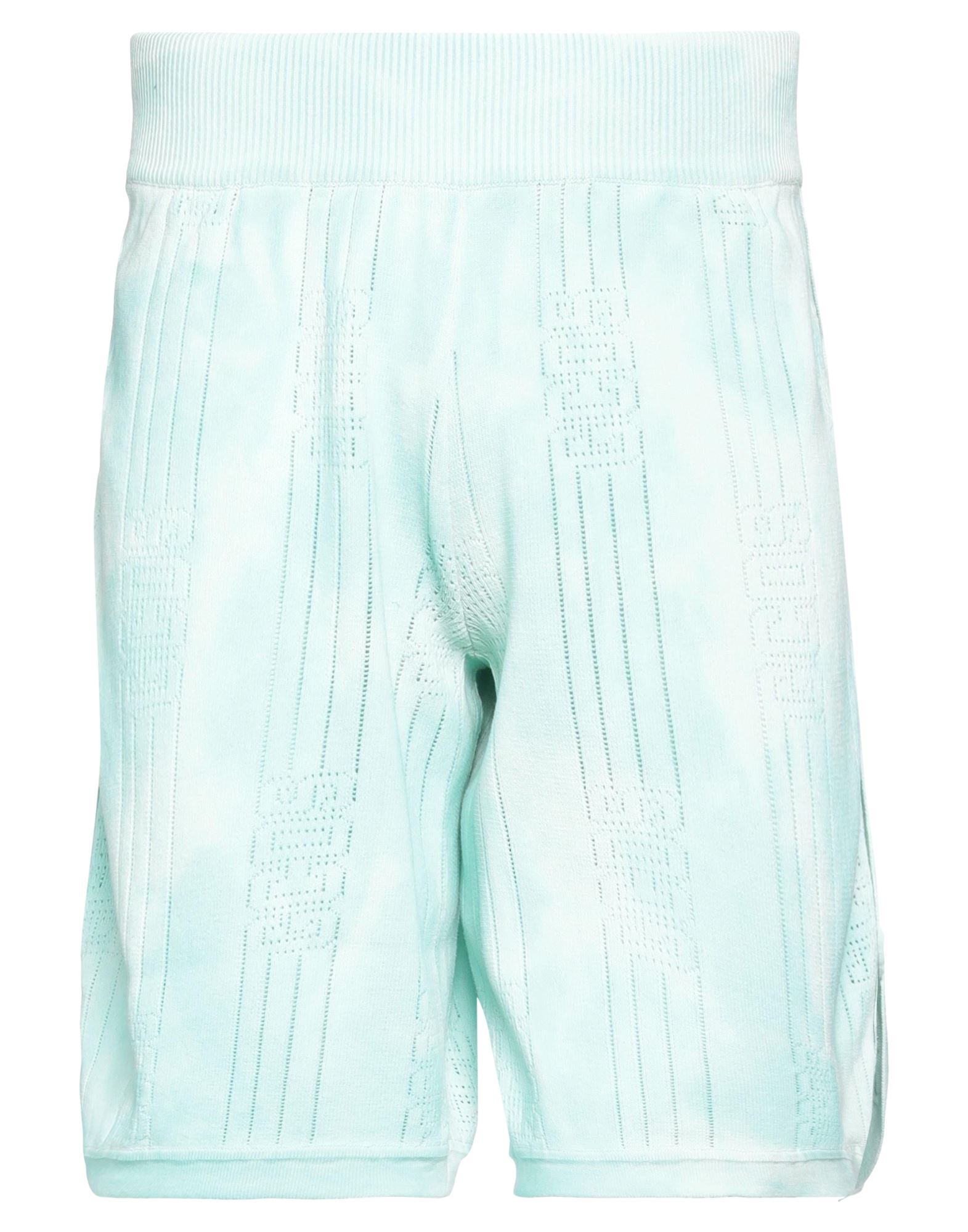 Gcds Man Shorts & Bermuda Shorts Light Green Size L Cotton