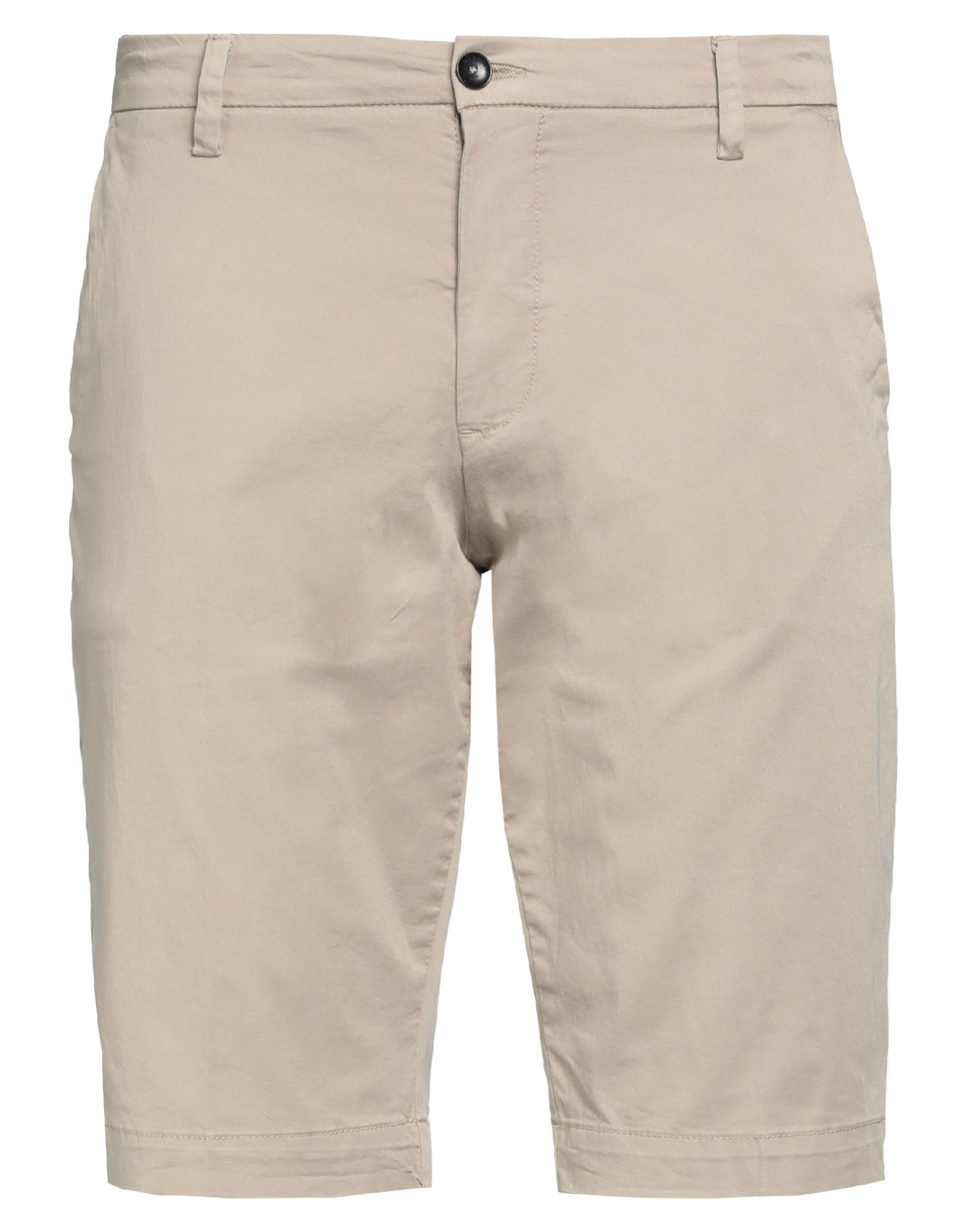 Shop Markup Man Shorts & Bermuda Shorts Beige Size 38 Cotton, Elastane